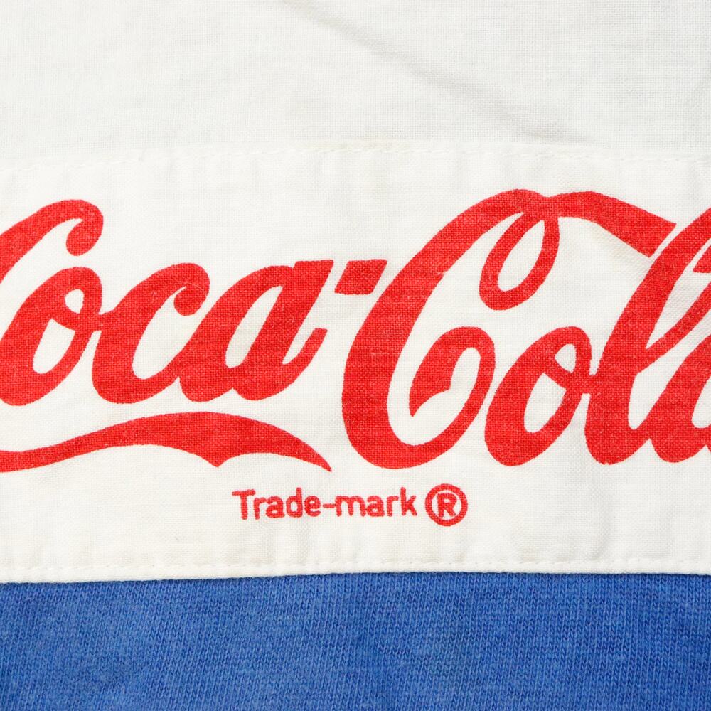 Vintage Coca Cola Rugby Kids youth Polo Long Sleeve Size M 80s - Picture 3 of 6